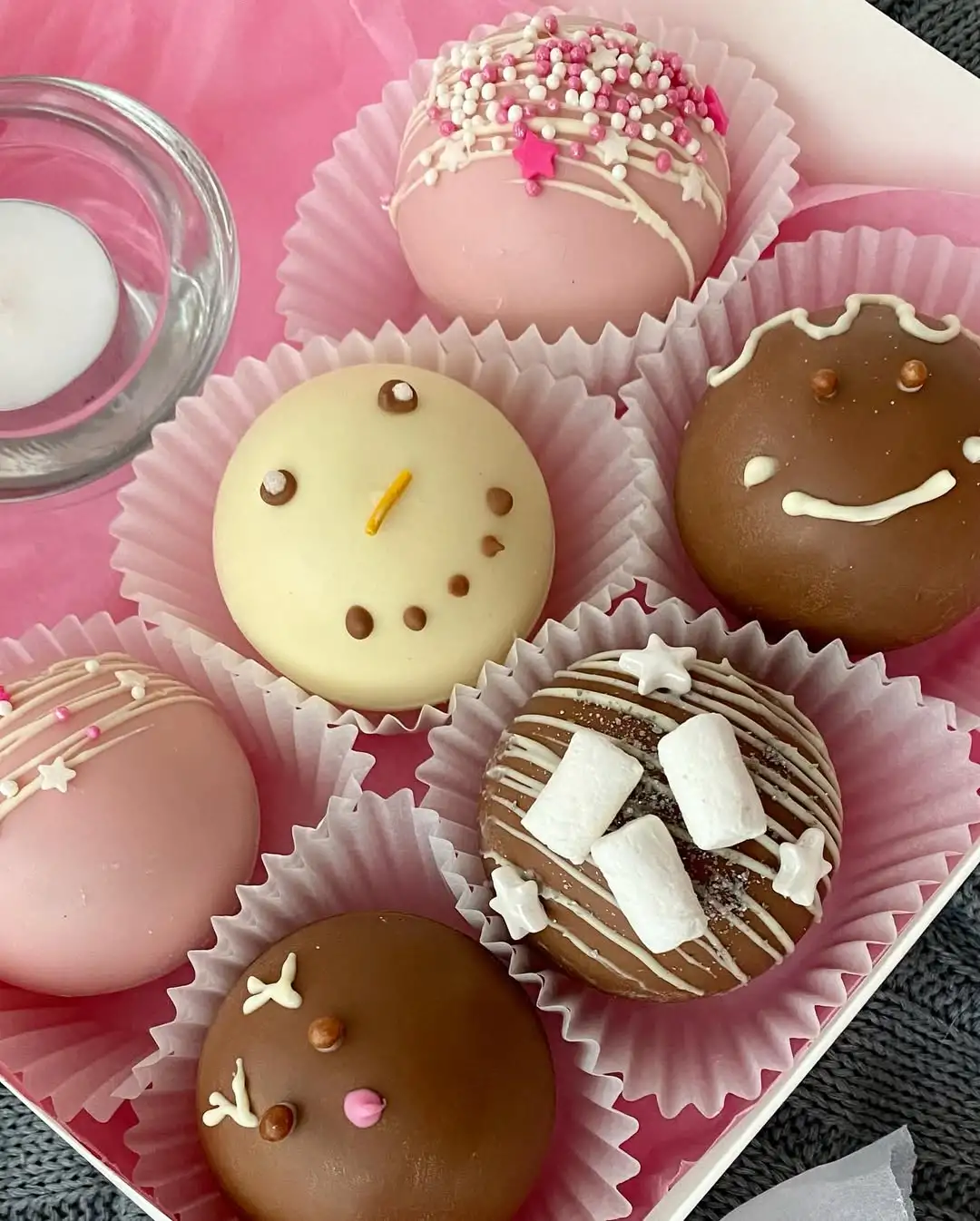 Какао-бомбочки в форме шара, 4 шт. фото 4